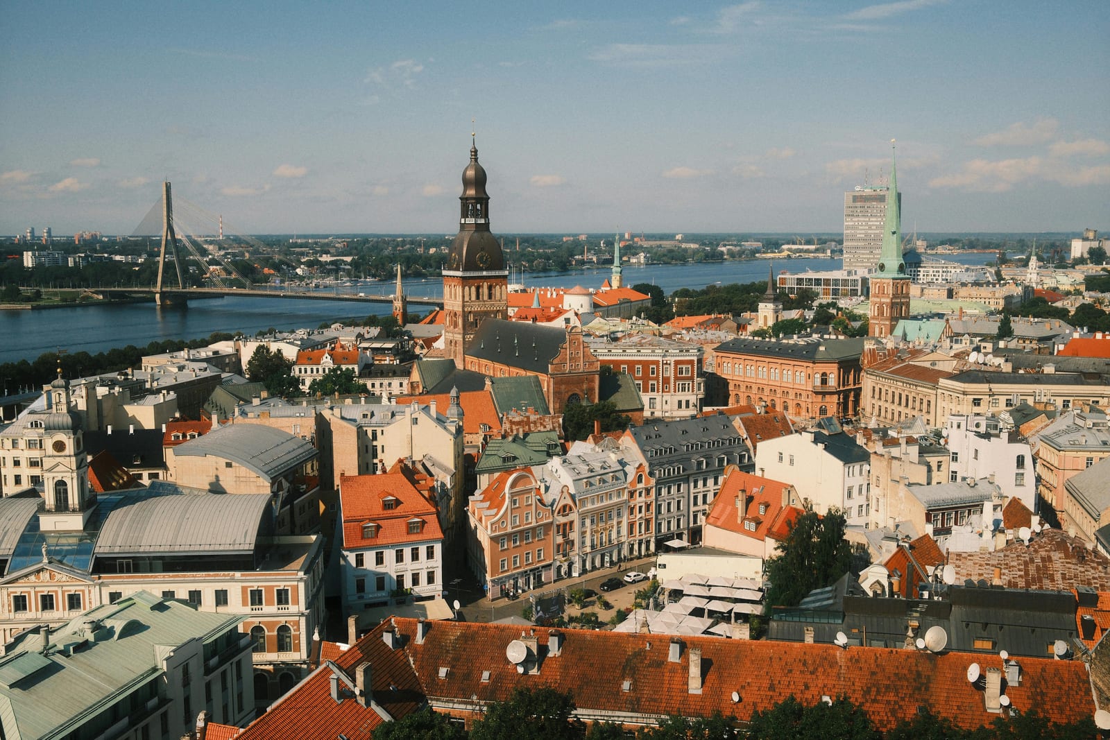 Rooftops of the old town, Riga